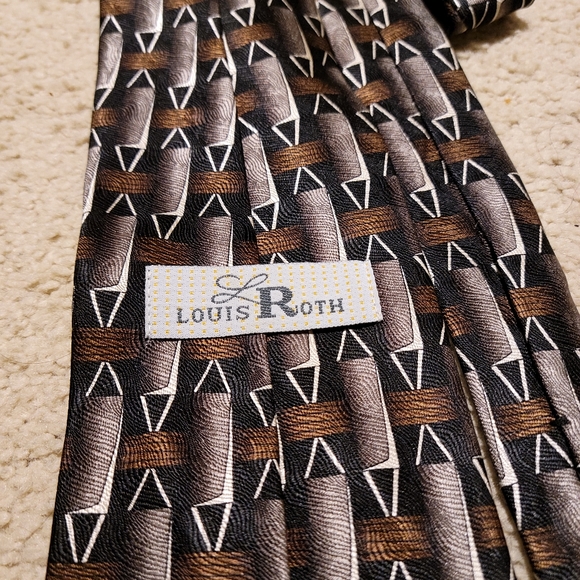 Louis Roth silk tie - Picture 2 of 2